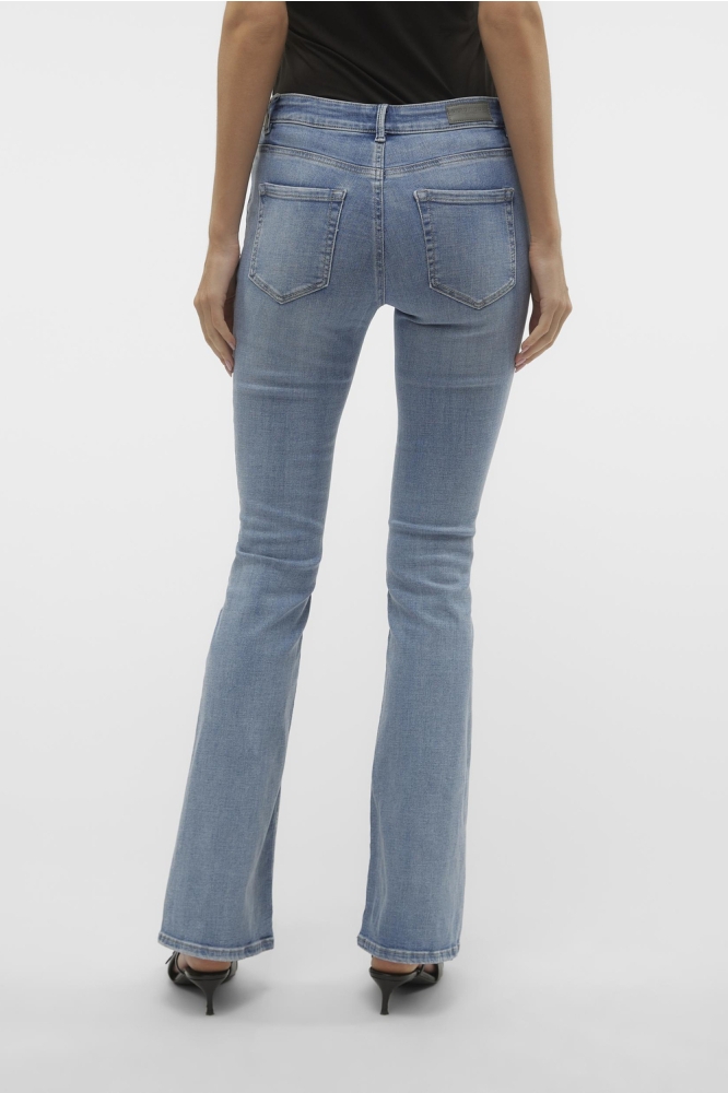 VMFLASH MR FLARED JEANS LI371 GA NO 10302479 Light Blue Denim
